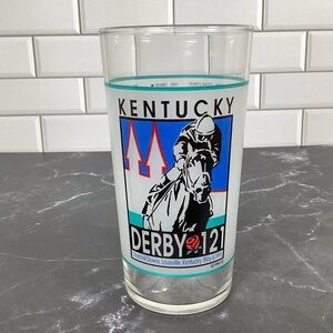 Official 121st Kentucky Derby Souvenir Mint Julep Drinking Glass, 1995